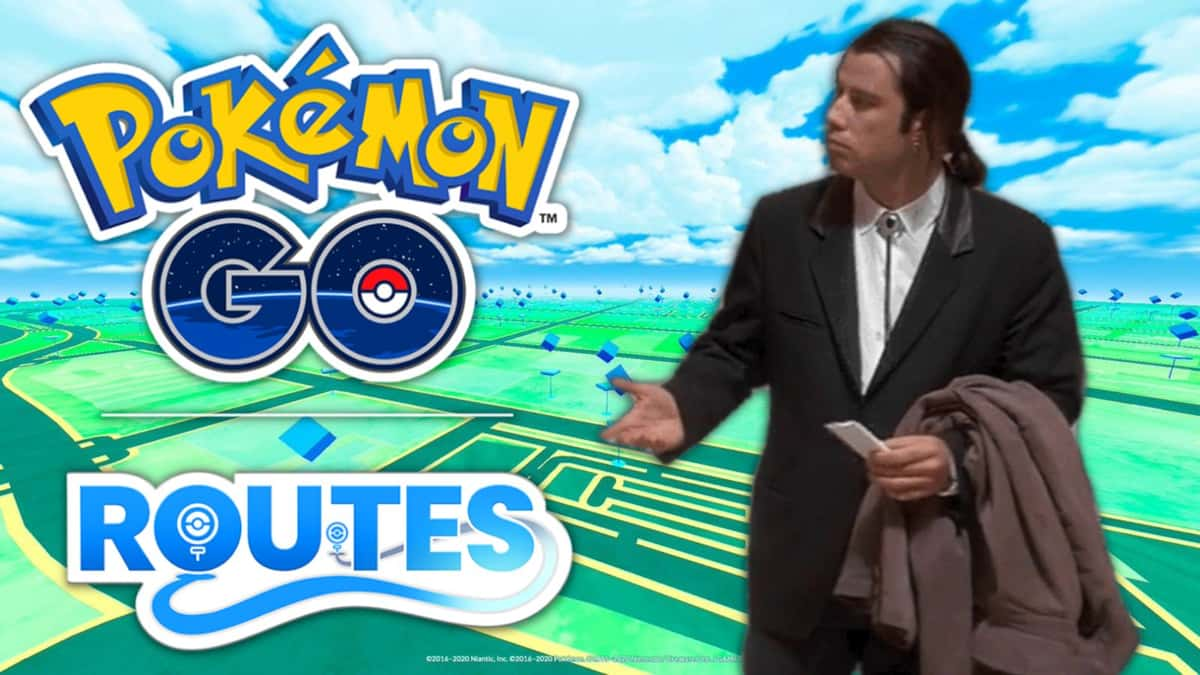 pokemon go routes travolta meme