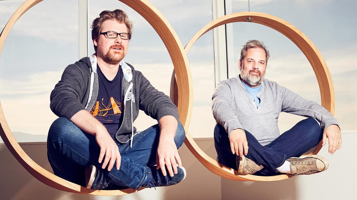 Justin Roiland and Dan Harmon