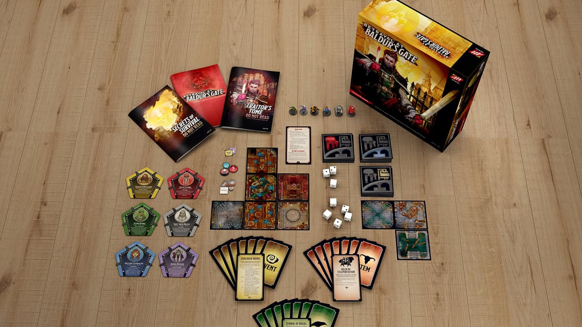 Betrayal at Baldur's Gate board game in action