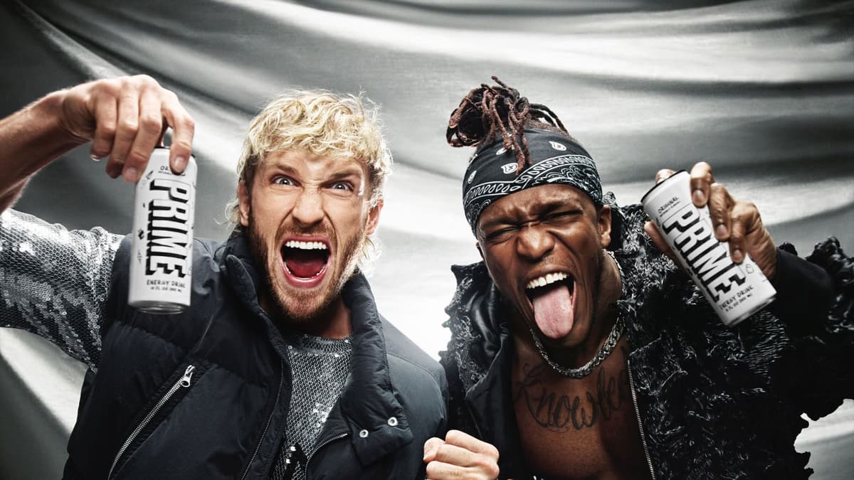 Logan Paul and KSI holding new Prime 'OG' energy cans