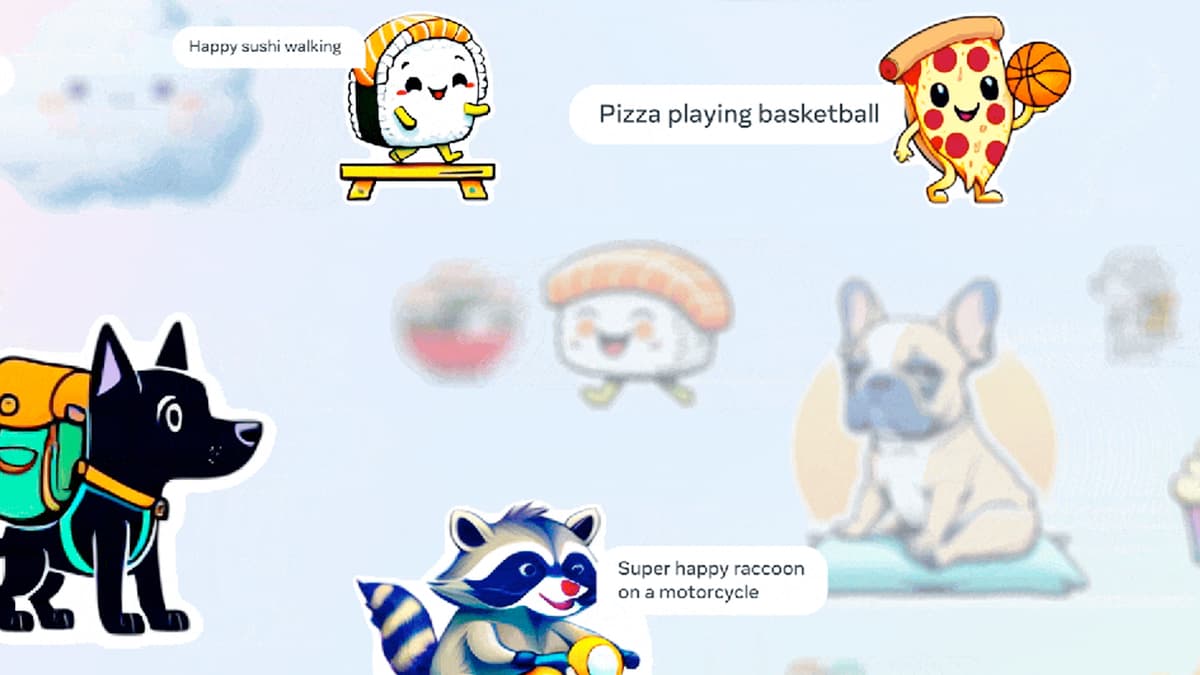 facebook ai stickers