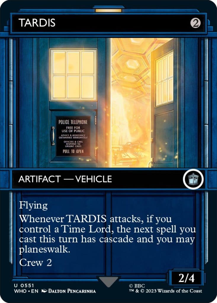 MTG Doctor Who TARDIS card