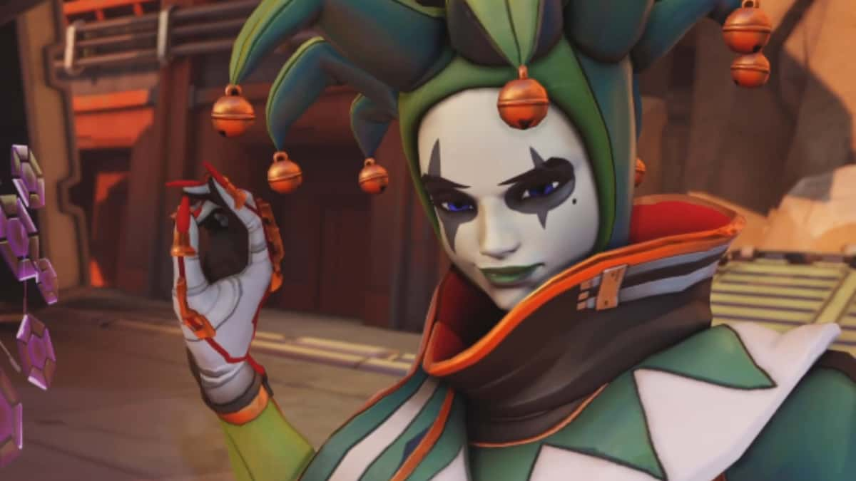 sombra jester skin in overwatch 2