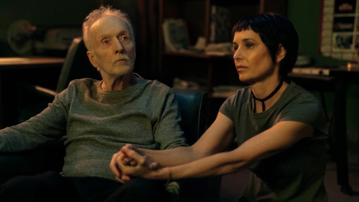 Tobin Bell as John Kramer and Shawnee Smith as Amanda in Saw X