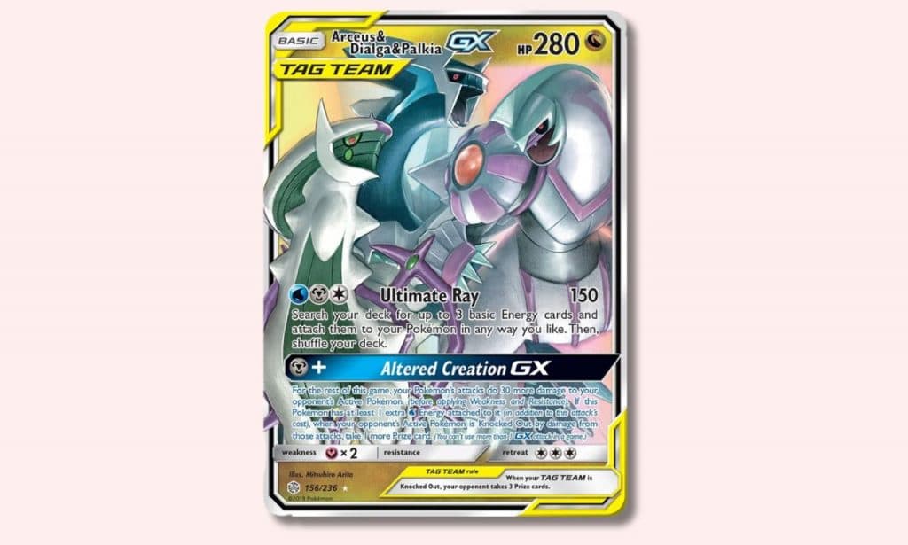 Trio GX Pokemon card.