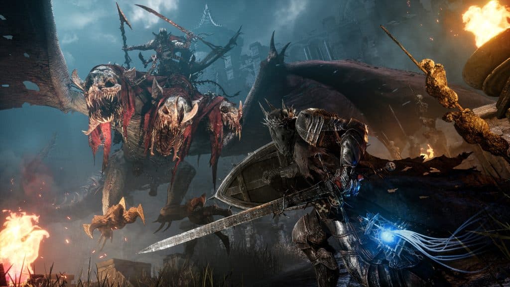 A screenshot from the game Lords of the Fallen