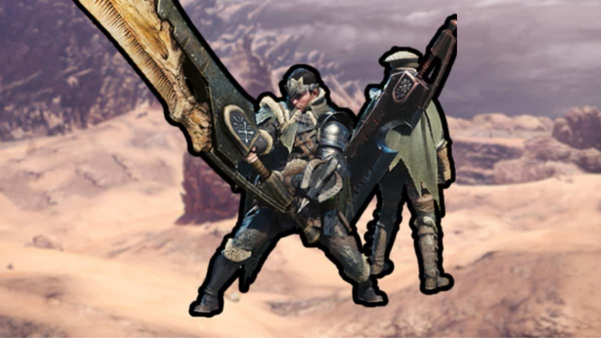 Monster Hunter Great Sword users in the desert