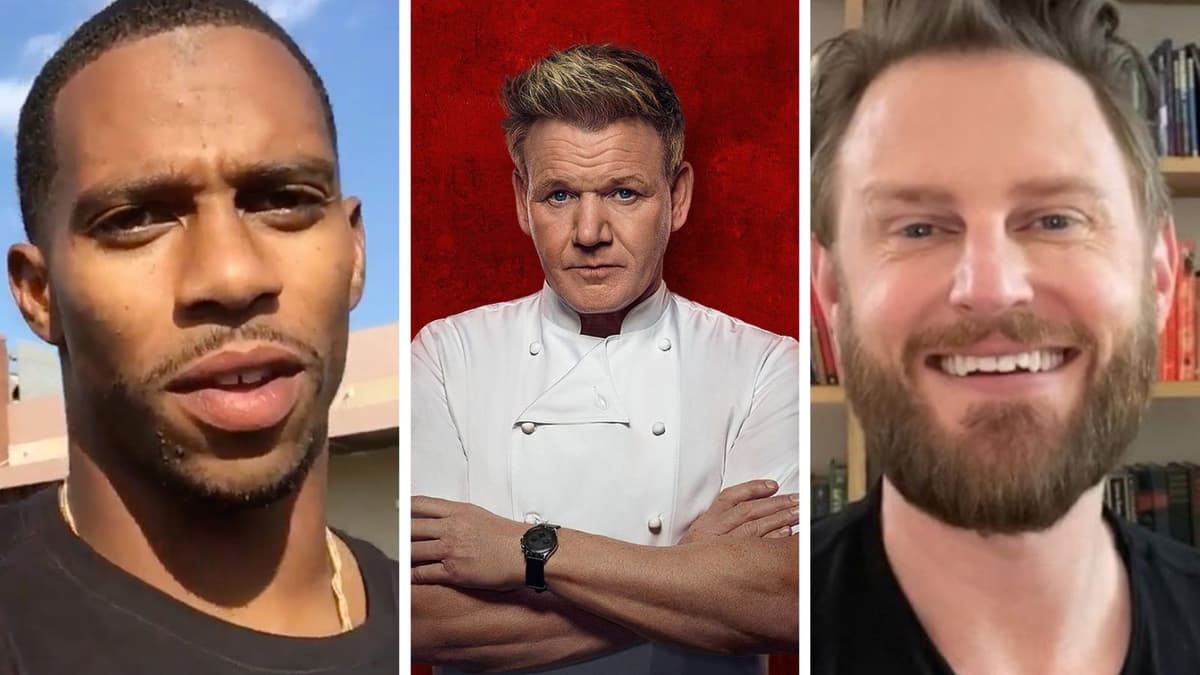 victor cruz, gordon ramsay, and bobby berk