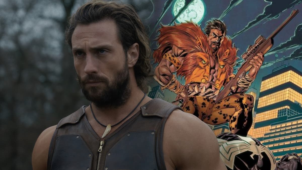 Aaron Taylor-Johnson as Kraven the Hunter and Kraven in the Marvel comics