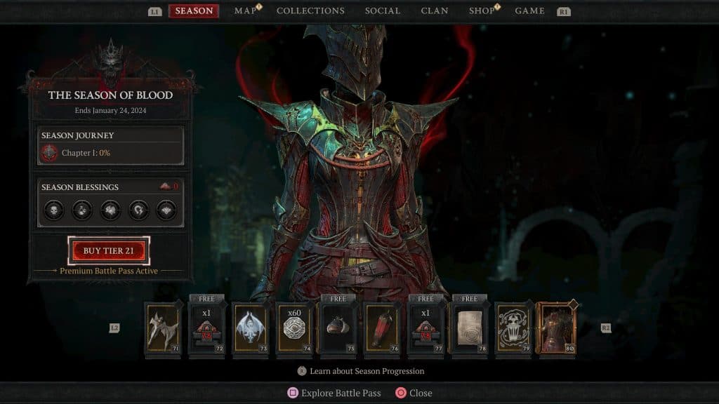 Diablo 4 Season 2 Battle Pass Tiers 71-80