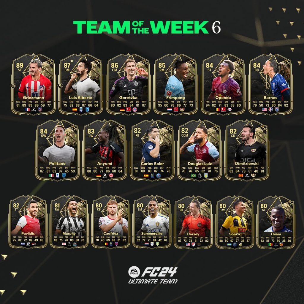 EA FC 24 TOTW 6