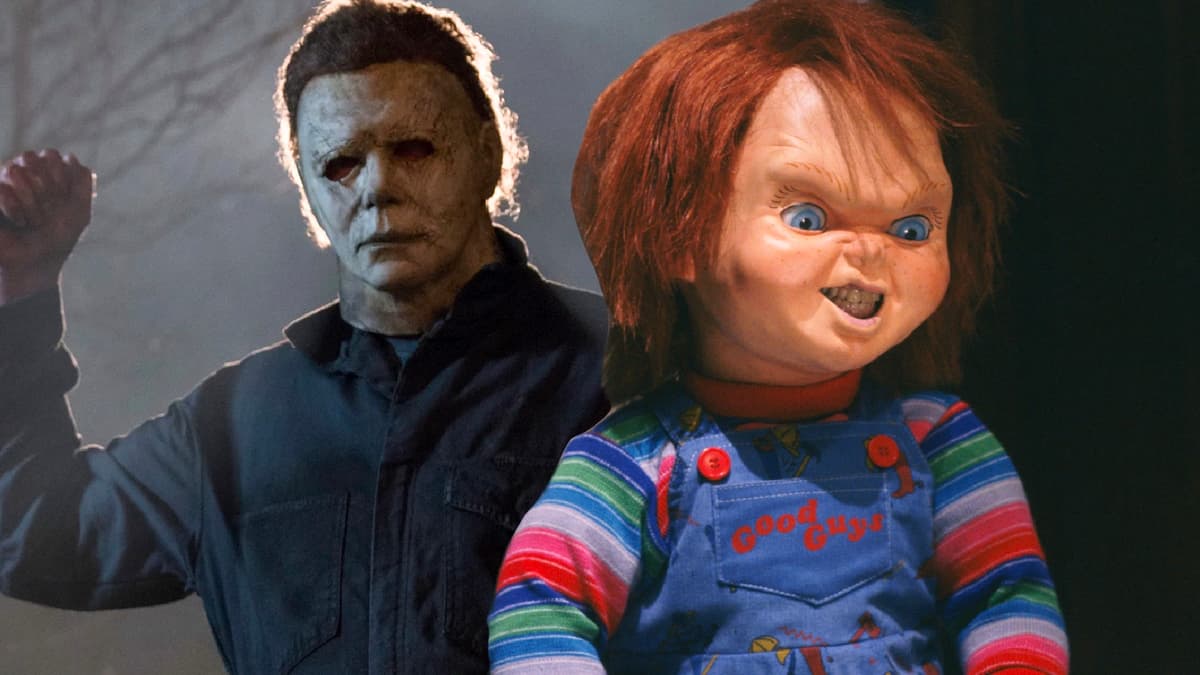 Michale Myers from Halloween and Chucky from Child's Play