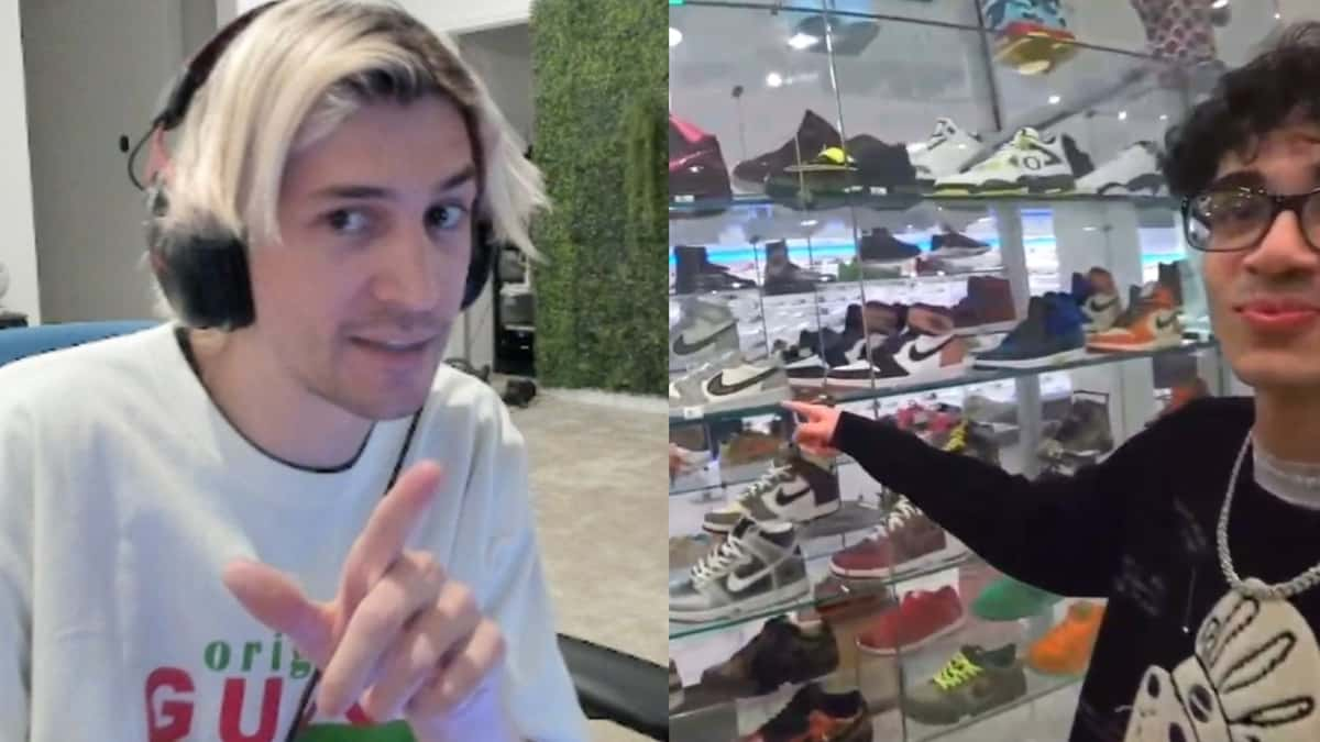 xQc buys Omie Sneakers