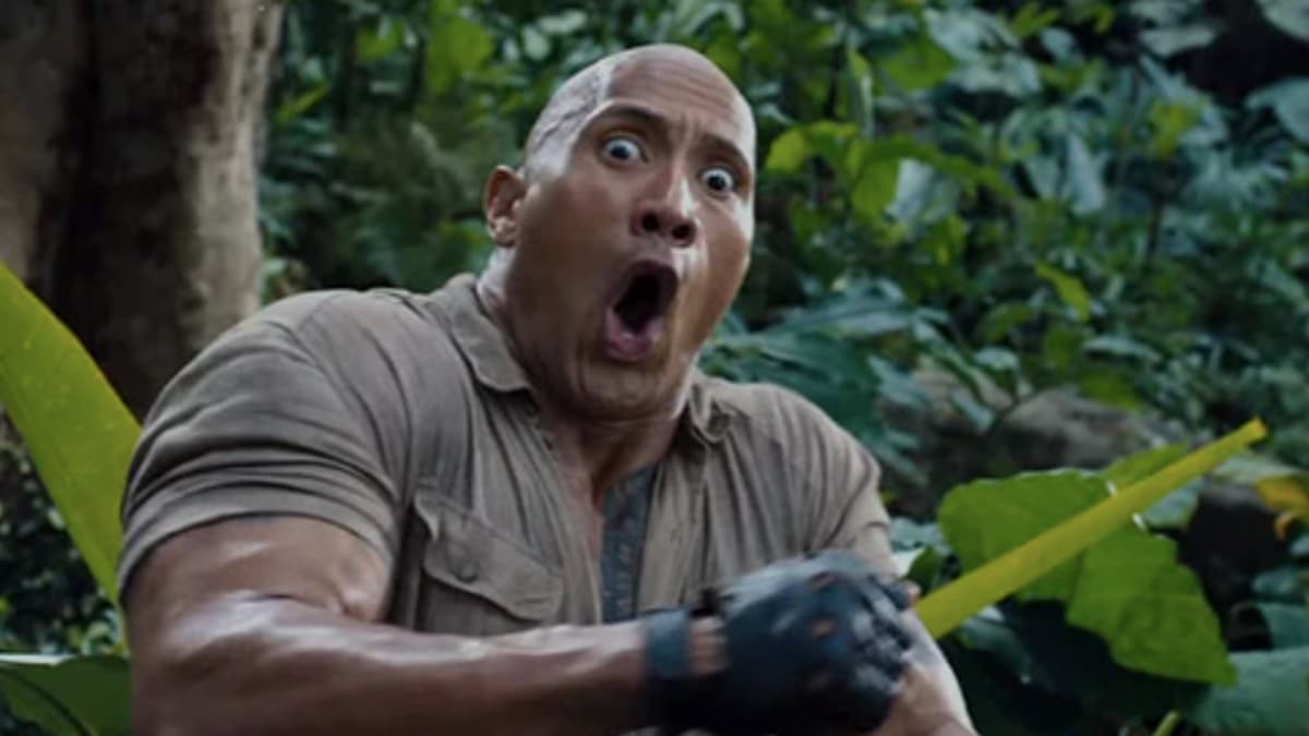 Dwayne Johnson in Jumanji: Welcome to the Jungl‪e‬