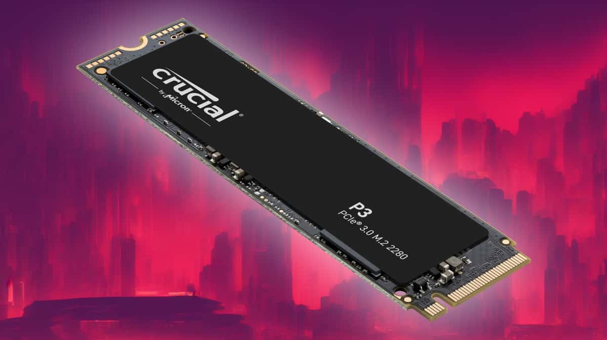 Crucial P3 NVMe SSD drive