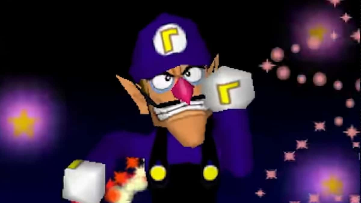 Waluigi in Mario Party 3 on Nintendo Switch Online