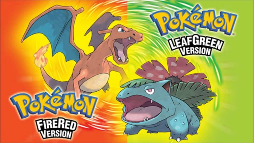 Pokemon FireRed and LeafGreen box art