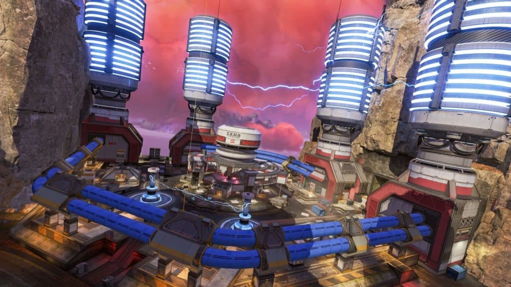 ZEUS Station on Storm Point in Apex Legends Season 19