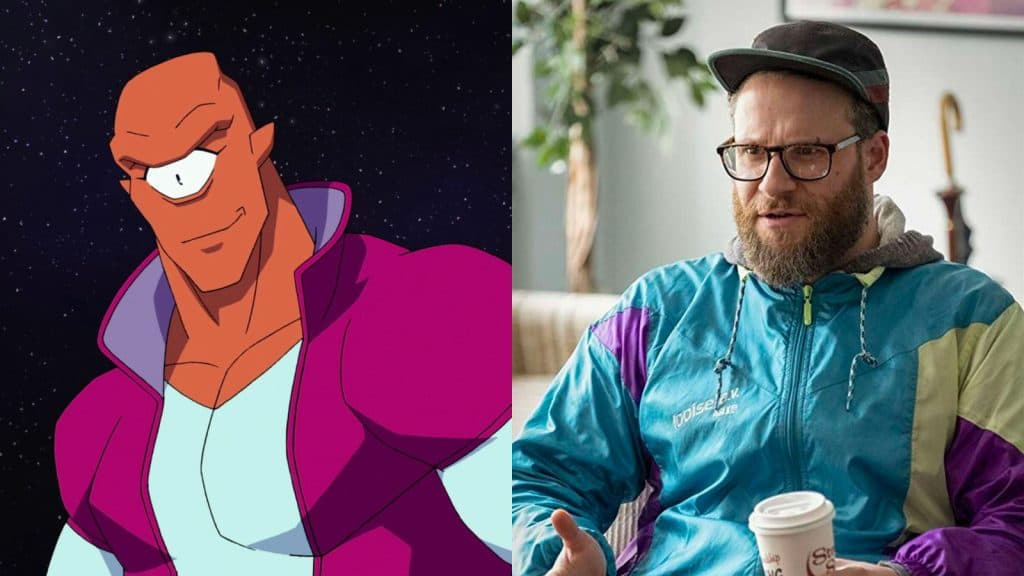 Allen the Alien in Invincible and Seth Rogen