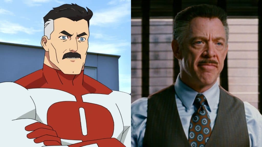 Omni-Man and JK Simmons