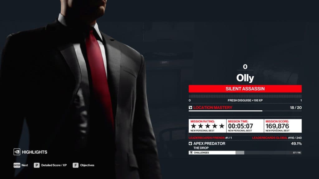 hitman 3 the drop elusive target silent assassin