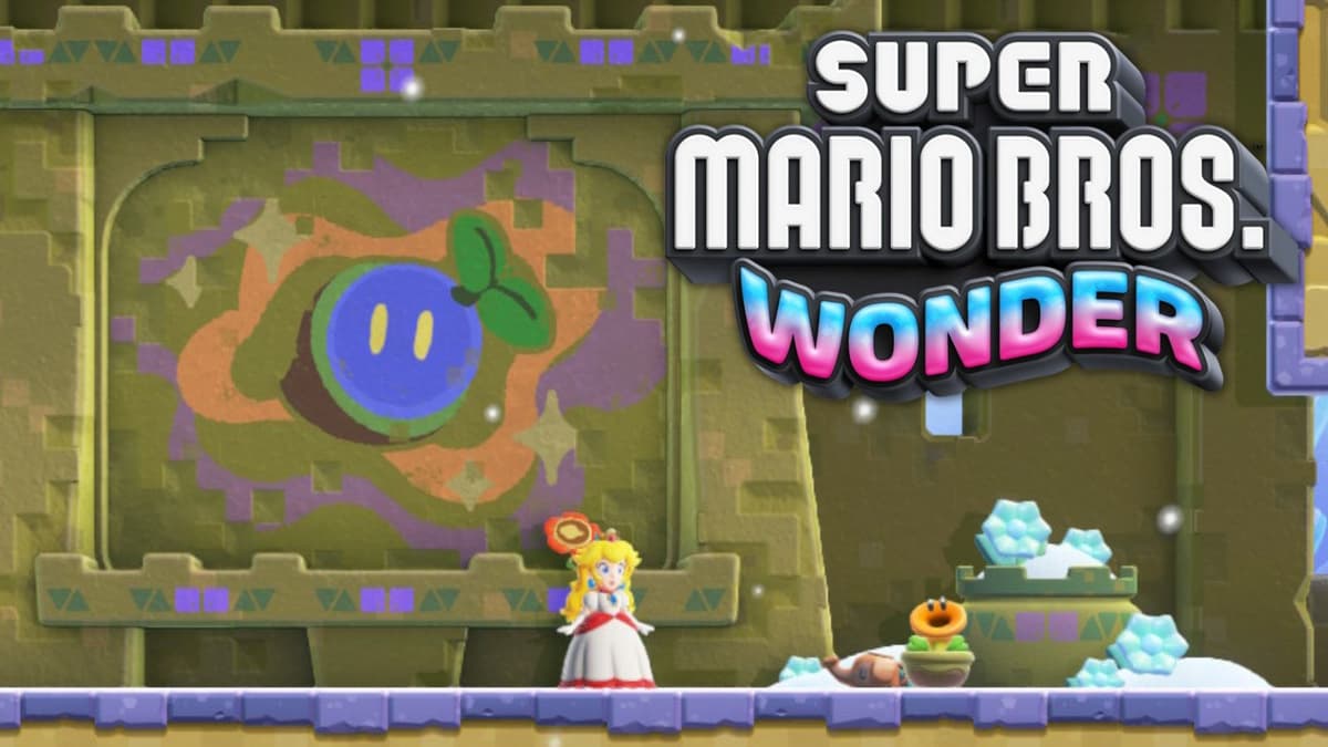 super mario wonder search party header