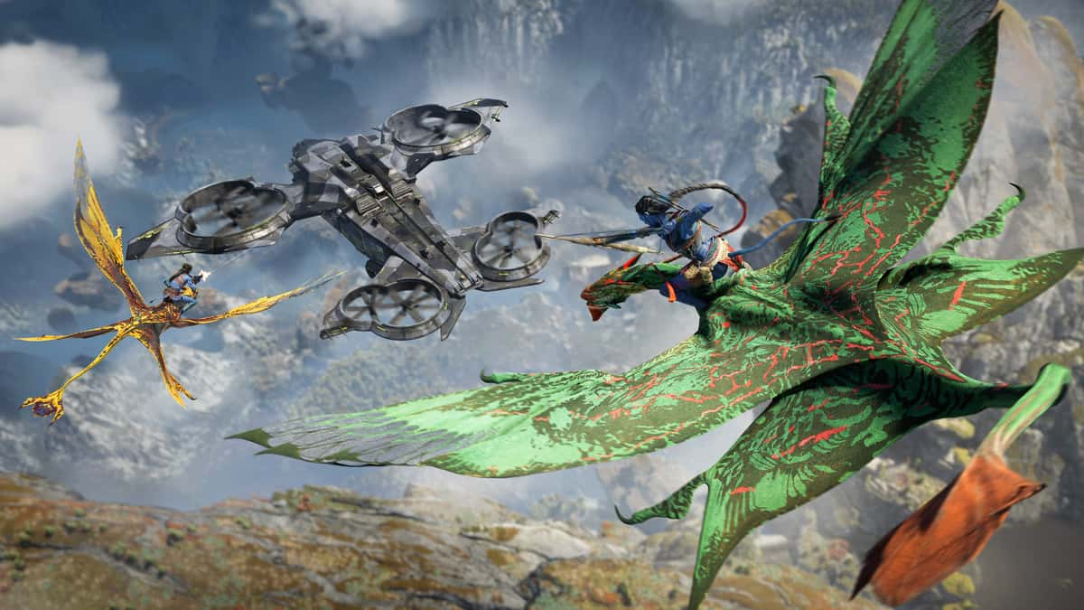 aerial fight in Avatar: Frontiers of Pandora