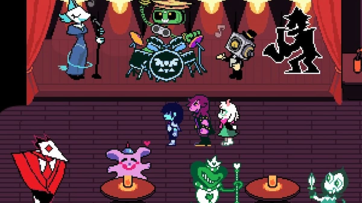 Frisk, Ralsei and Susie in Deltarune Chapter 3