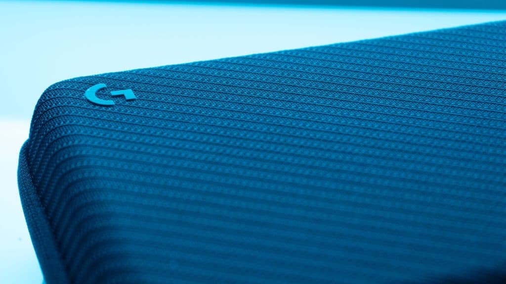 Logitech G Pro X TKL Lightspeed case on blue background