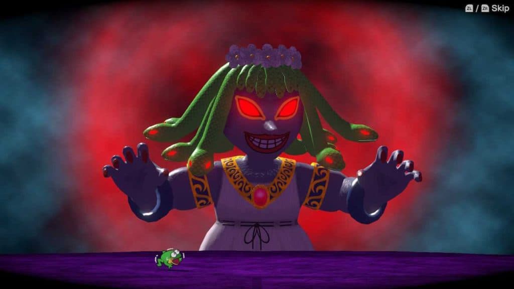 Medusa in WarioWare: Move It!