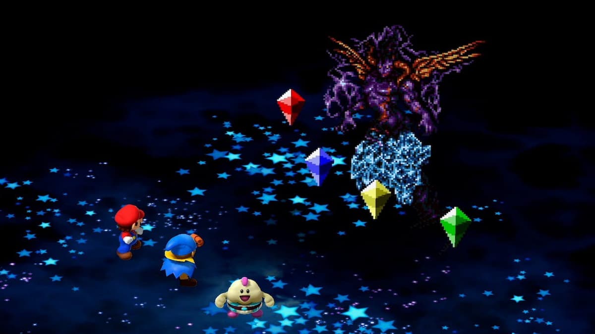 Super Mario RPG remake's new version of the Culex secret boss battle