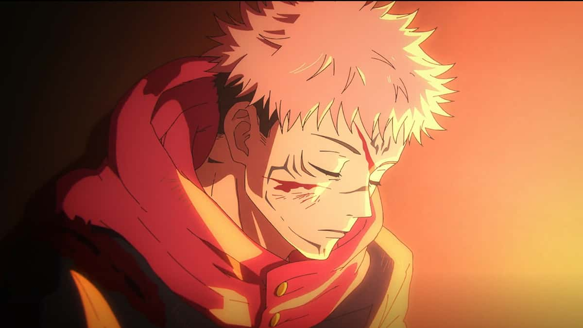 An image of Yuji from Jujutsu Kaisen