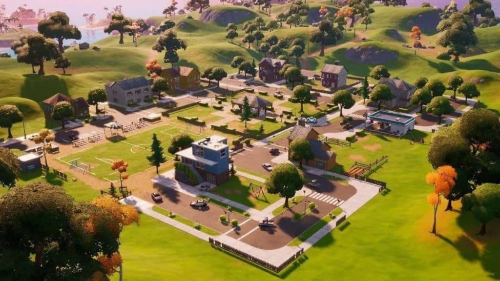 Fortnite OG map landing spots e