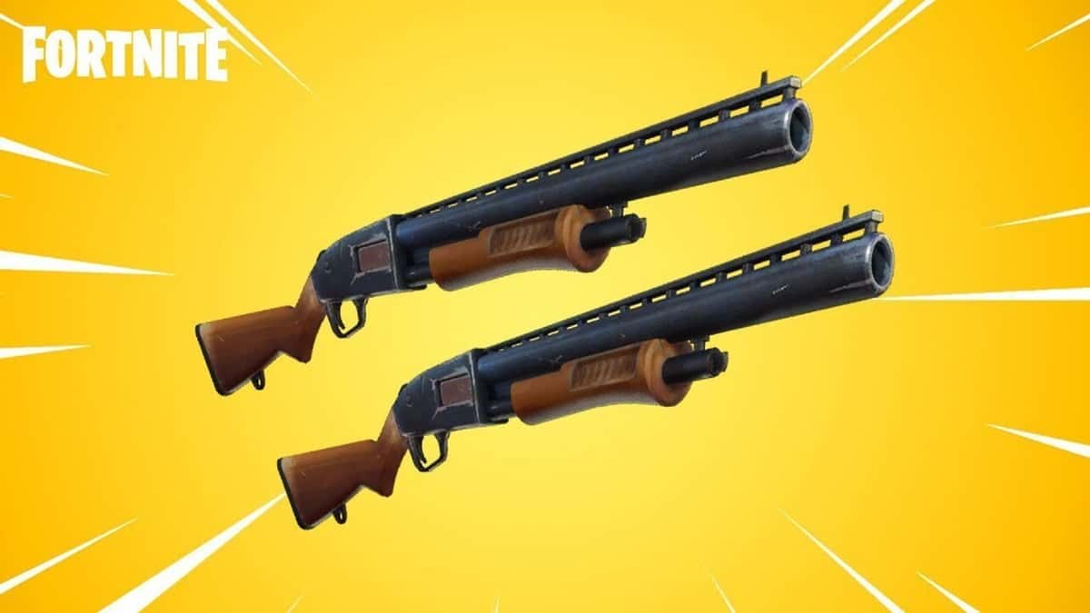 cover art featuring pump shotguns in fortnite.