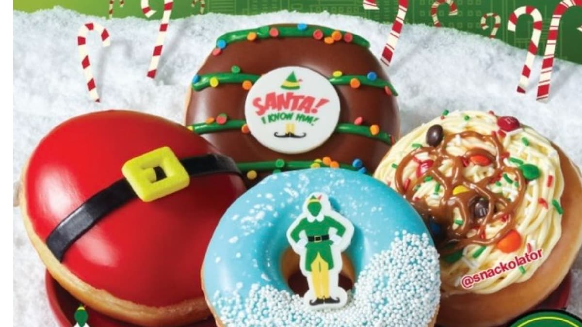 Krispy Kreme Christmas Doughnuts