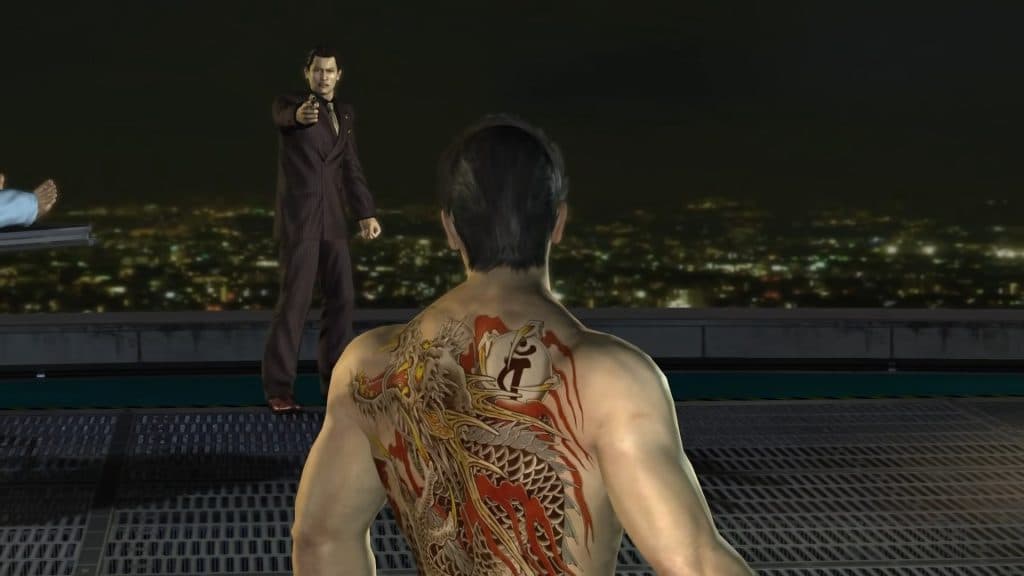 Final boss fight in Yakuza 3