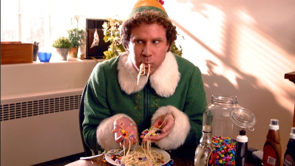 Elf eating