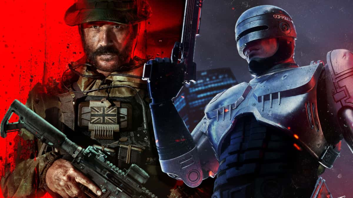 RoboCop: Rogue City and Call of Duty: Modern Warfare 3 key art