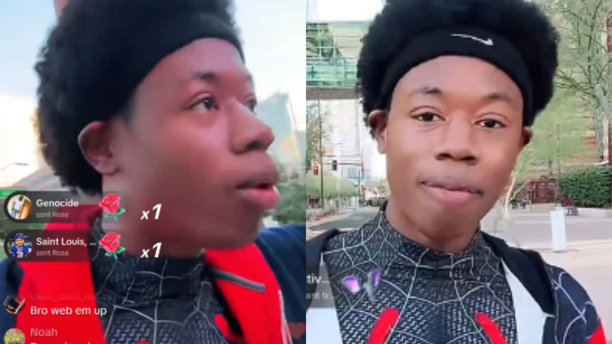 spider-man miles morales npc tiktoker confronted