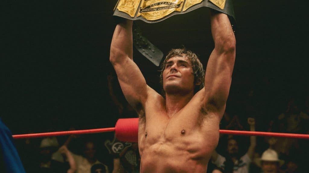 Zac Efron in The Iron Claw as Kevin Von Erich