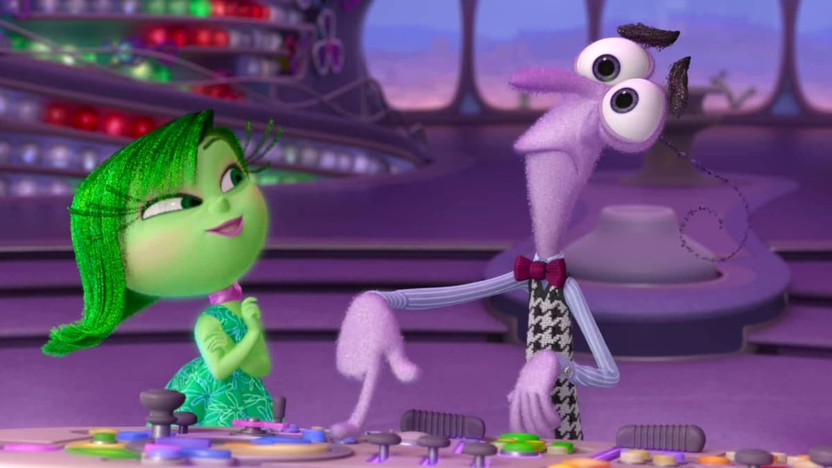 Bill Hader's Fear and Mindy Kaling's Disgust in Inside Out