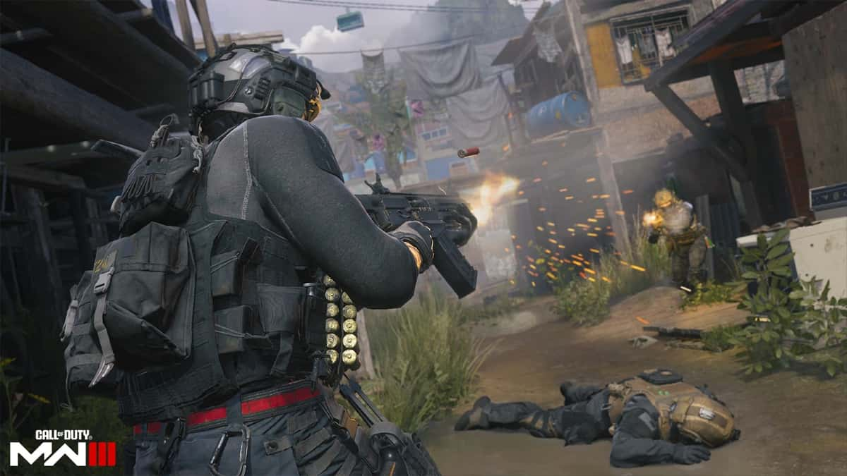 Gunfight taking place on Favela in Modern Warfare 3