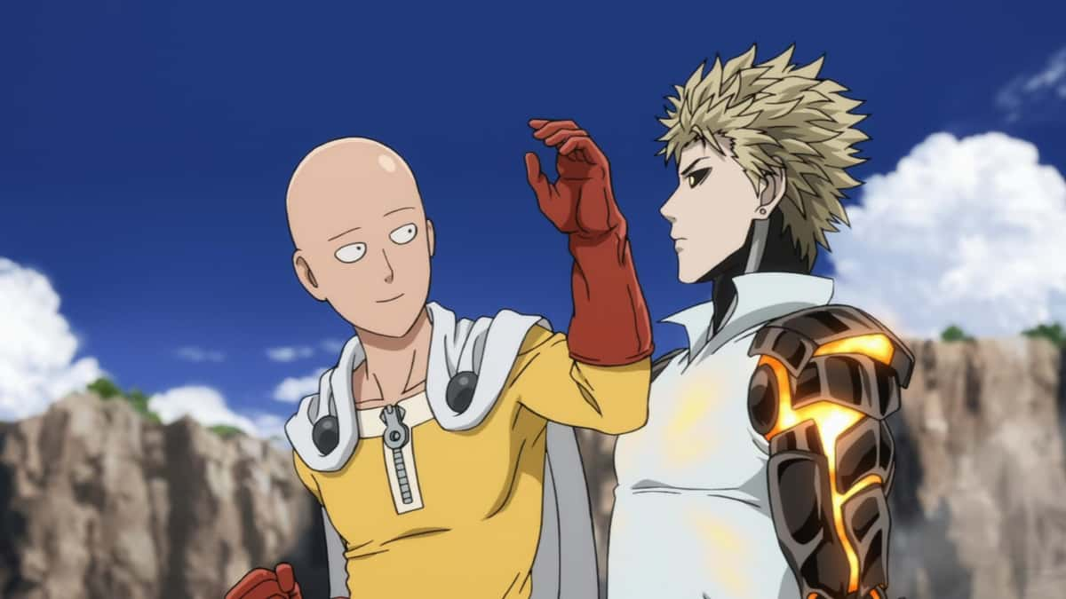 Saitama and Genos in One Punch Man