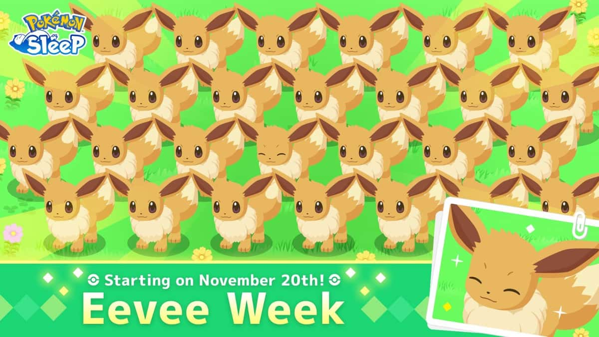 pokemon sleep eevee week