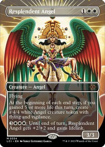 MTG Ixalan version of resplendent angel