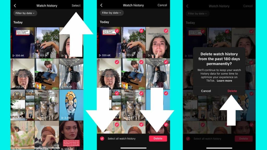 How to delete your watch history on TikTok