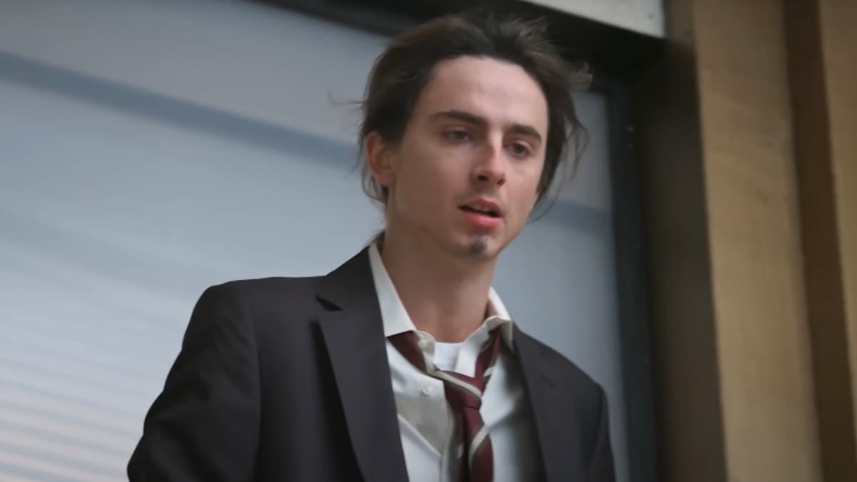 Timothee Chalamet in SNL skit