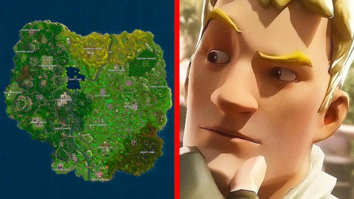 Fortnite OG Chapter 1 map