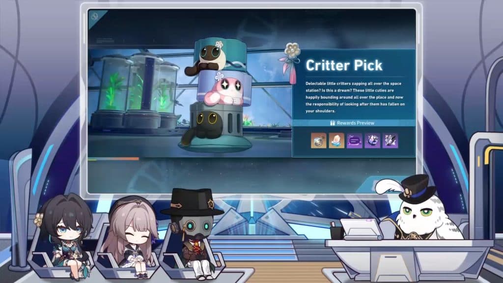 A screenshot from Honkai Star Rail livestream