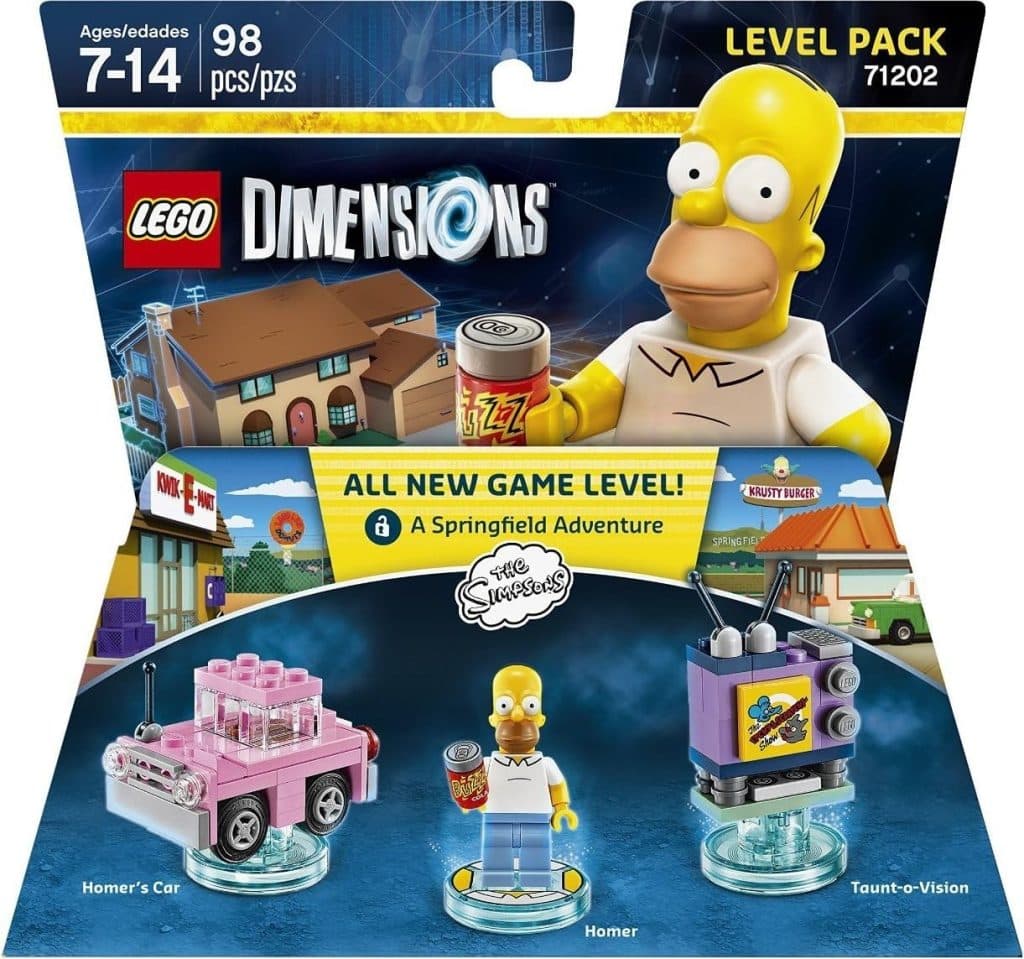 LEGO Dimensions simpsons level pack